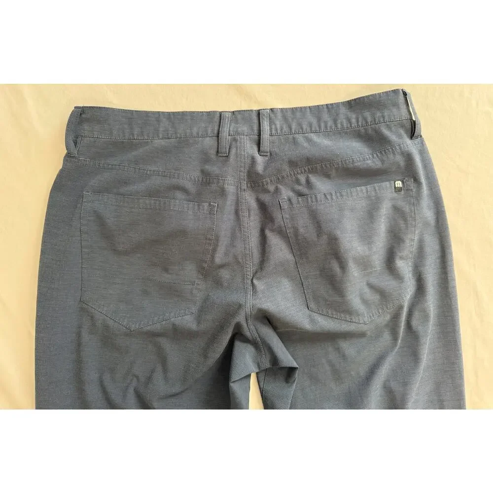 Travis Mathew 32x31 Blue Navy Right On Time Performance Golf Pants Mens Athletic